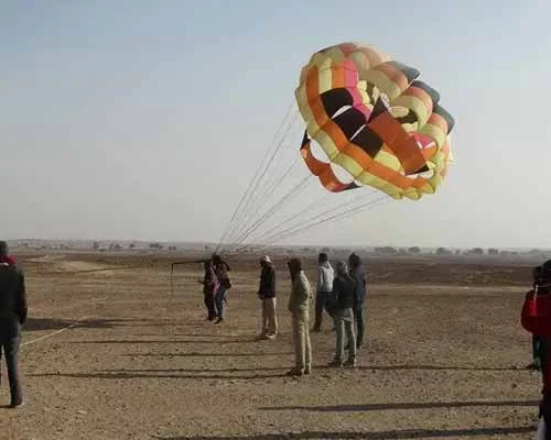 Paragliding at Sam Jaisalmer