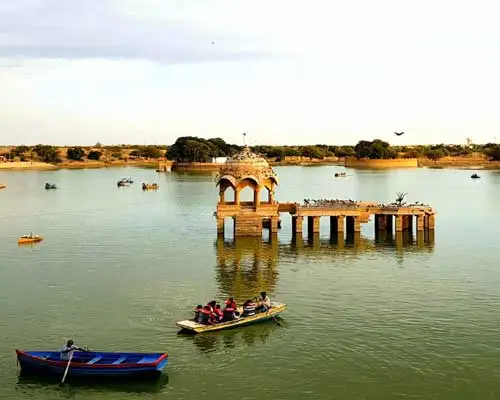 Boating at the Gadsisar Lake Jaisalmer