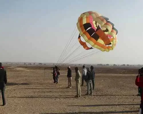 Paragliding at Sam Jaisalmer 